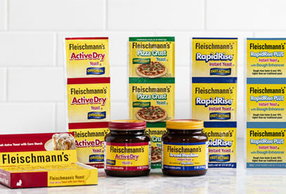 A collection of various Fleischmann's products